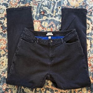 Y2K L.L. Bean Women’s Lined Black Jeans